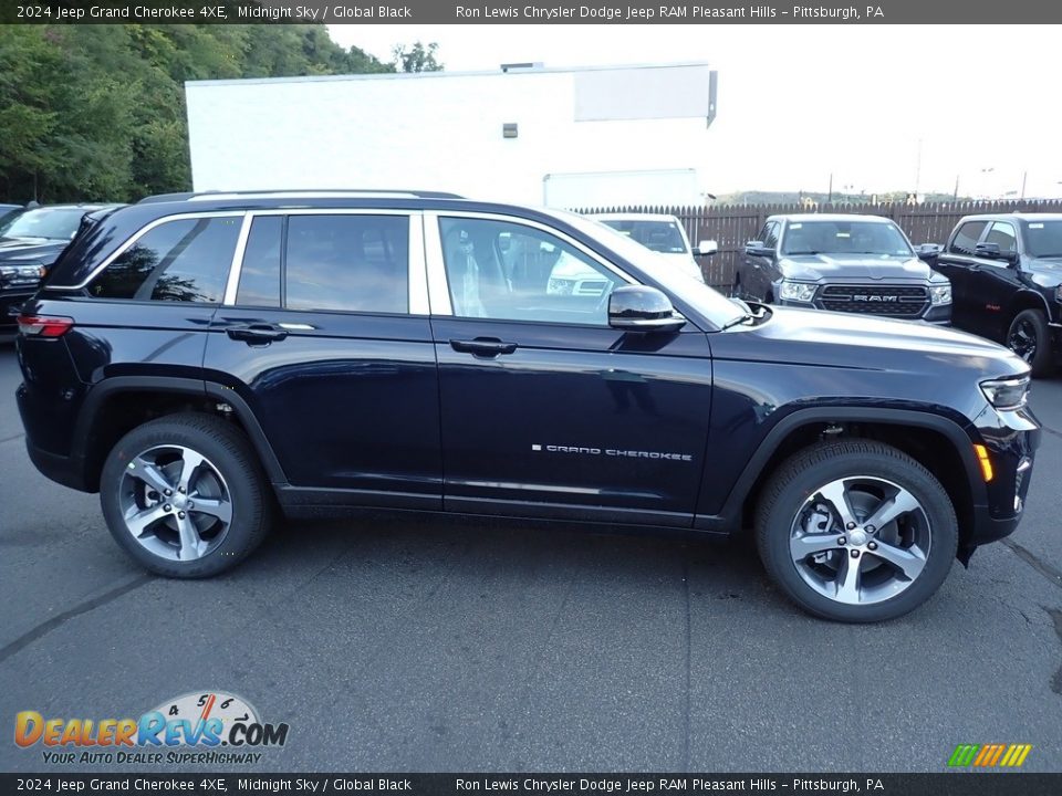 2024 Jeep Grand Cherokee 4XE Midnight Sky / Global Black Photo #7