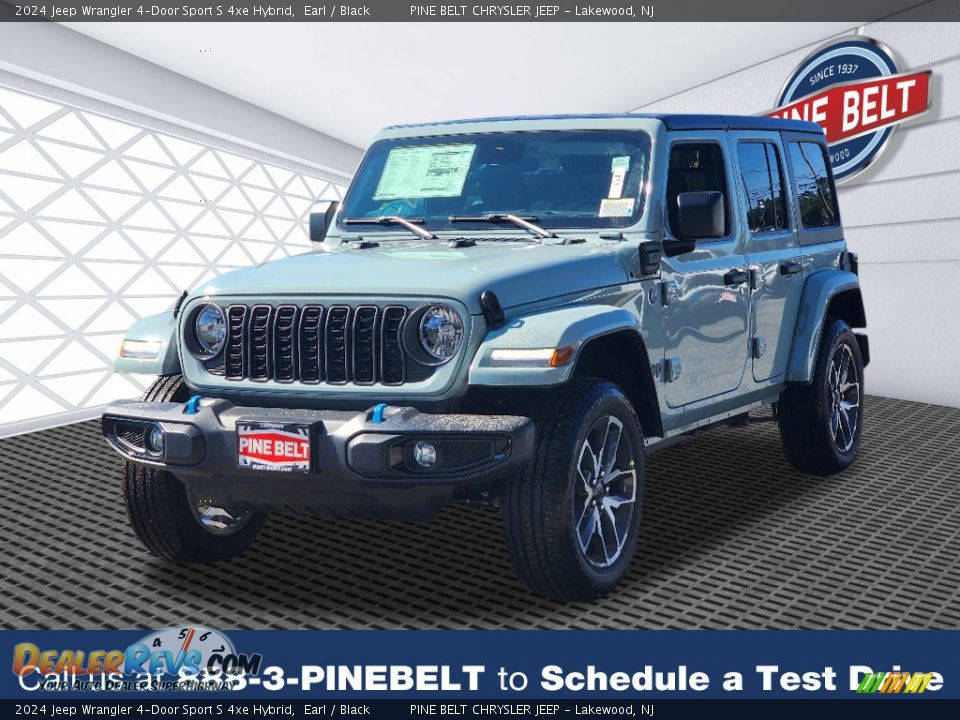 2024 Jeep Wrangler 4-Door Sport S 4xe Hybrid Earl / Black Photo #1