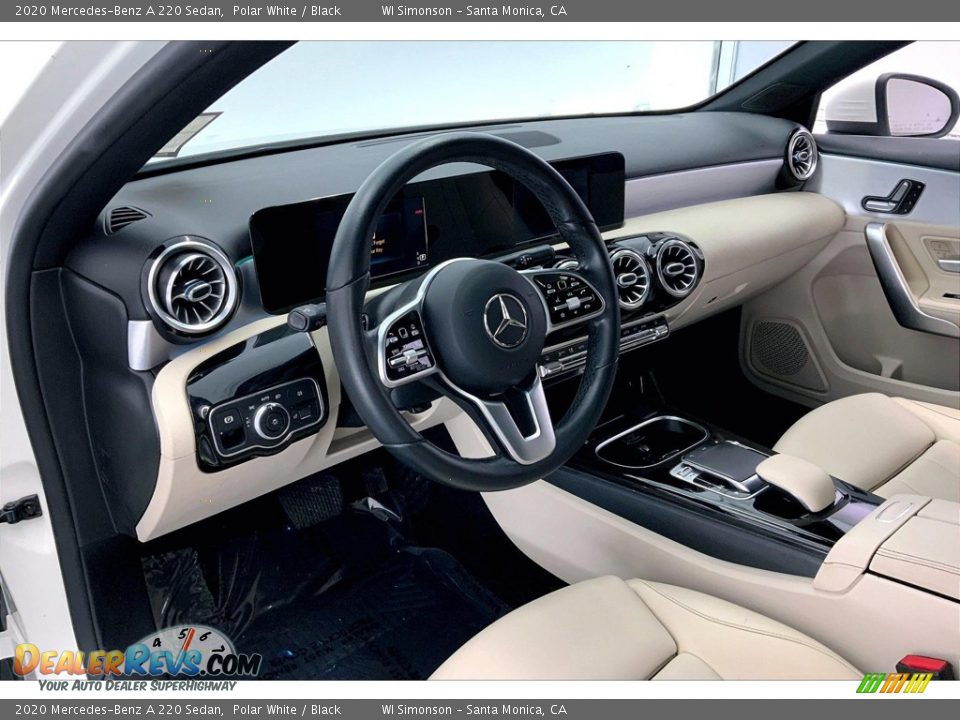 2020 Mercedes-Benz A 220 Sedan Polar White / Black Photo #14