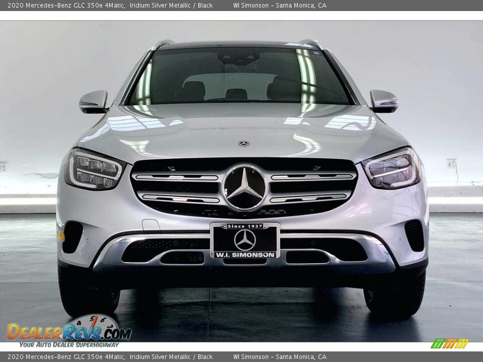 2020 Mercedes-Benz GLC 350e 4Matic Iridium Silver Metallic / Black Photo #2