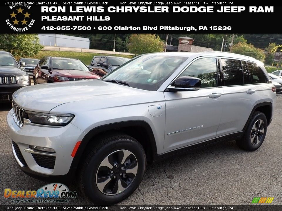 2024 Jeep Grand Cherokee 4XE Silver Zynith / Global Black Photo #1