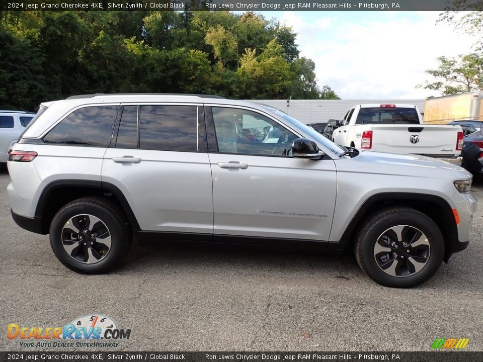 2024 Jeep Grand Cherokee 4XE Silver Zynith / Global Black Photo #7