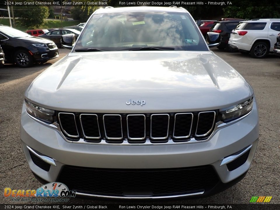 2024 Jeep Grand Cherokee 4XE Silver Zynith / Global Black Photo #9