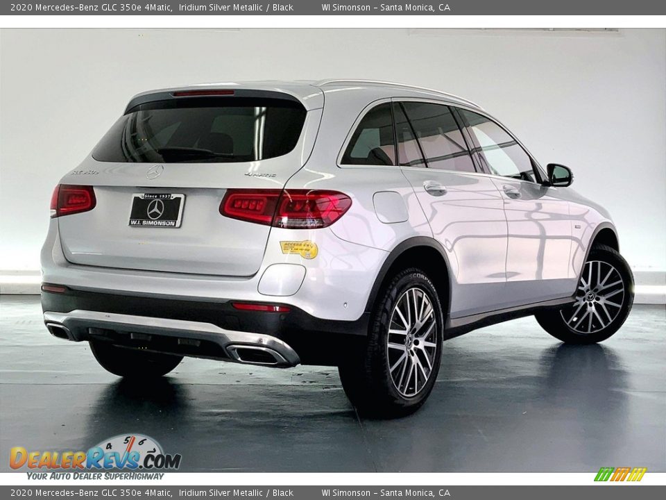 2020 Mercedes-Benz GLC 350e 4Matic Iridium Silver Metallic / Black Photo #12