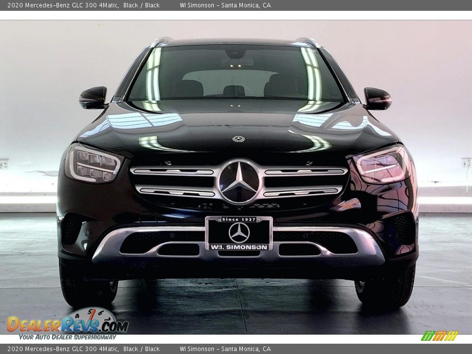 2020 Mercedes-Benz GLC 300 4Matic Black / Black Photo #2