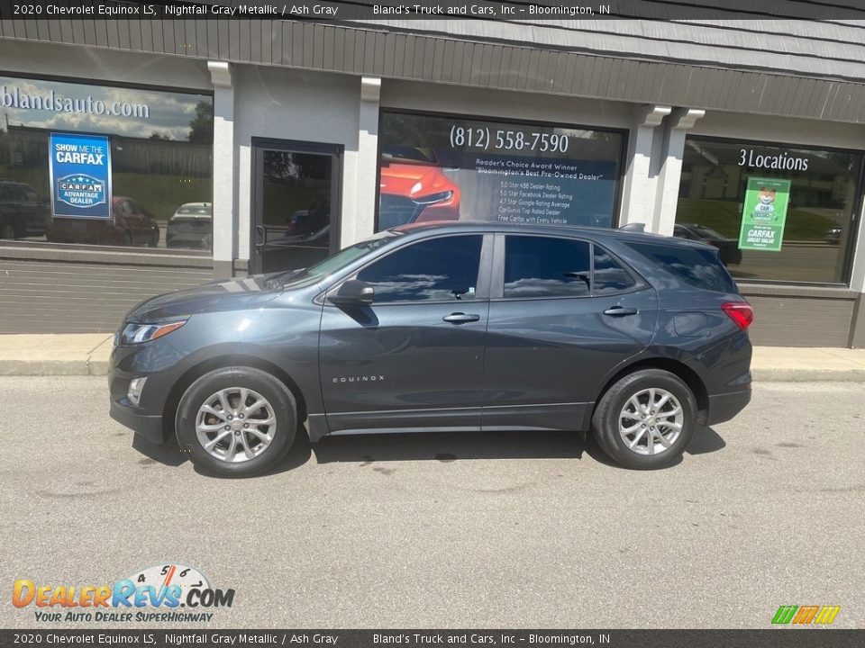 2020 Chevrolet Equinox LS Nightfall Gray Metallic / Ash Gray Photo #2