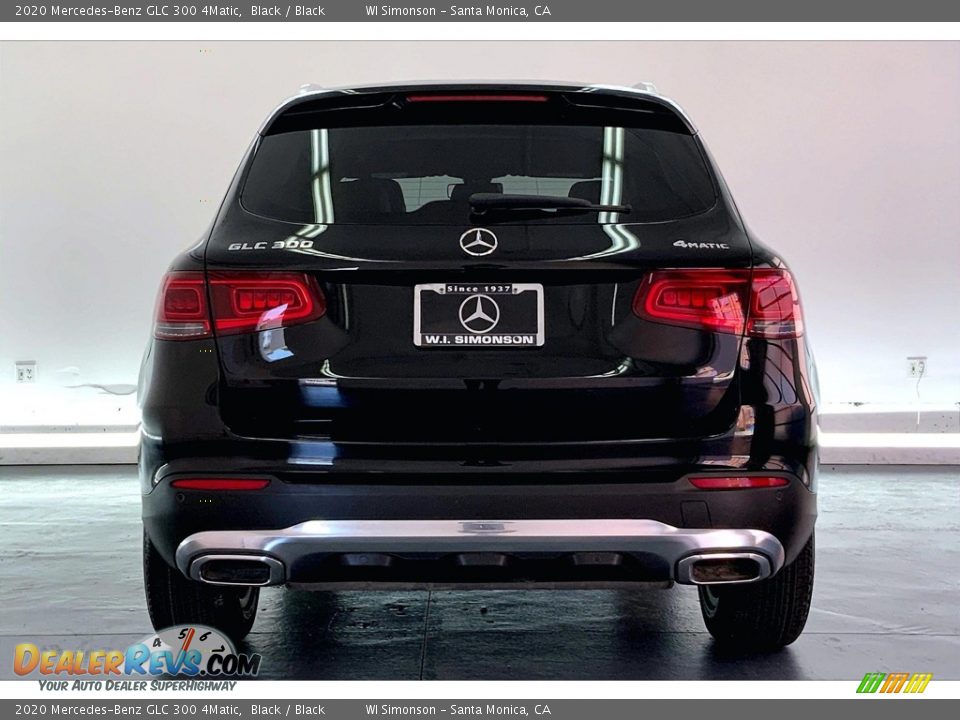 2020 Mercedes-Benz GLC 300 4Matic Black / Black Photo #3