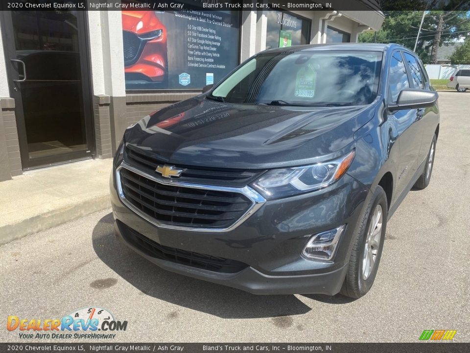 2020 Chevrolet Equinox LS Nightfall Gray Metallic / Ash Gray Photo #4