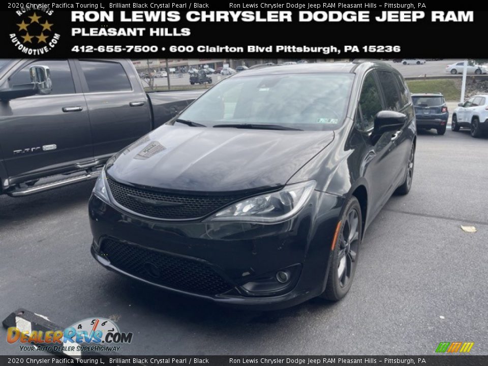 2020 Chrysler Pacifica Touring L Brilliant Black Crystal Pearl / Black Photo #1