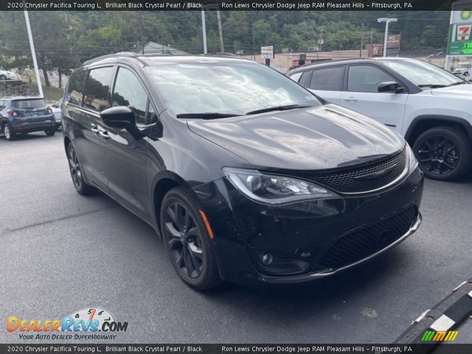 2020 Chrysler Pacifica Touring L Brilliant Black Crystal Pearl / Black Photo #3