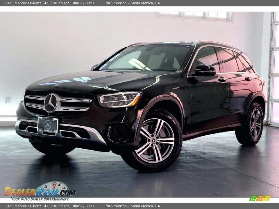 2020 Mercedes-Benz GLC 300 4Matic Black / Black Photo #12