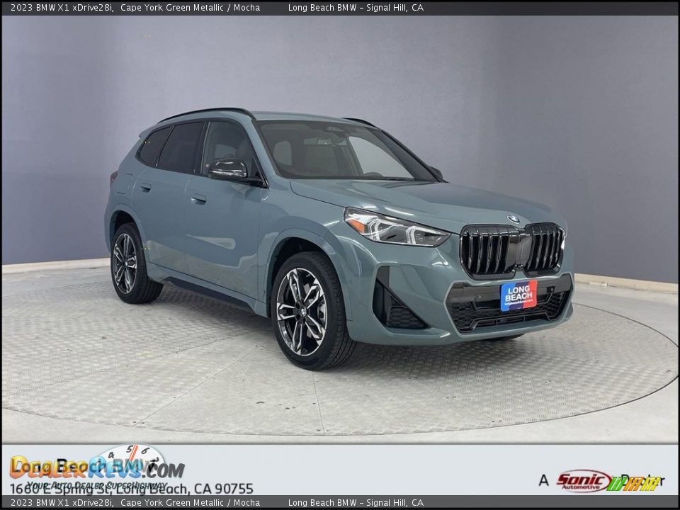 2023 BMW X1 xDrive28i Cape York Green Metallic / Mocha Photo #1