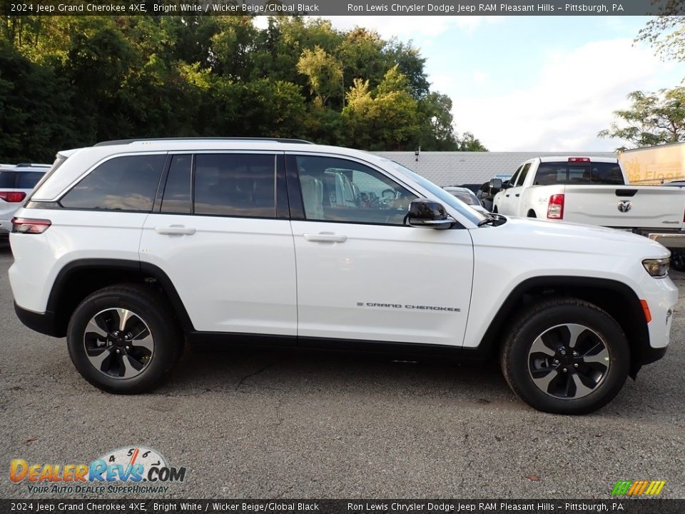 Bright White 2024 Jeep Grand Cherokee 4XE Photo #7