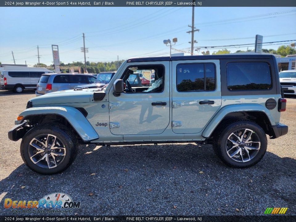 2024 Jeep Wrangler 4-Door Sport S 4xe Hybrid Earl / Black Photo #3