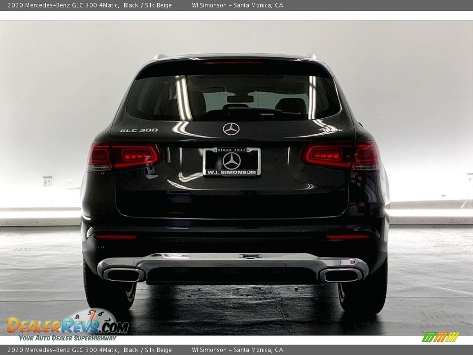 2020 Mercedes-Benz GLC 300 4Matic Black / Silk Beige Photo #3