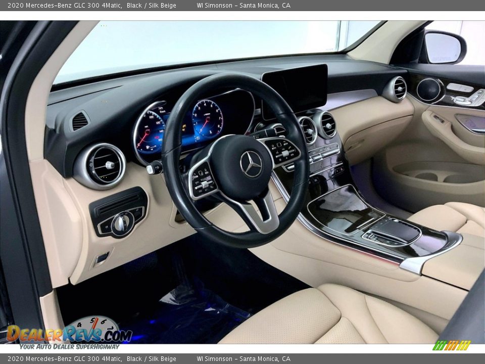 2020 Mercedes-Benz GLC 300 4Matic Black / Silk Beige Photo #14