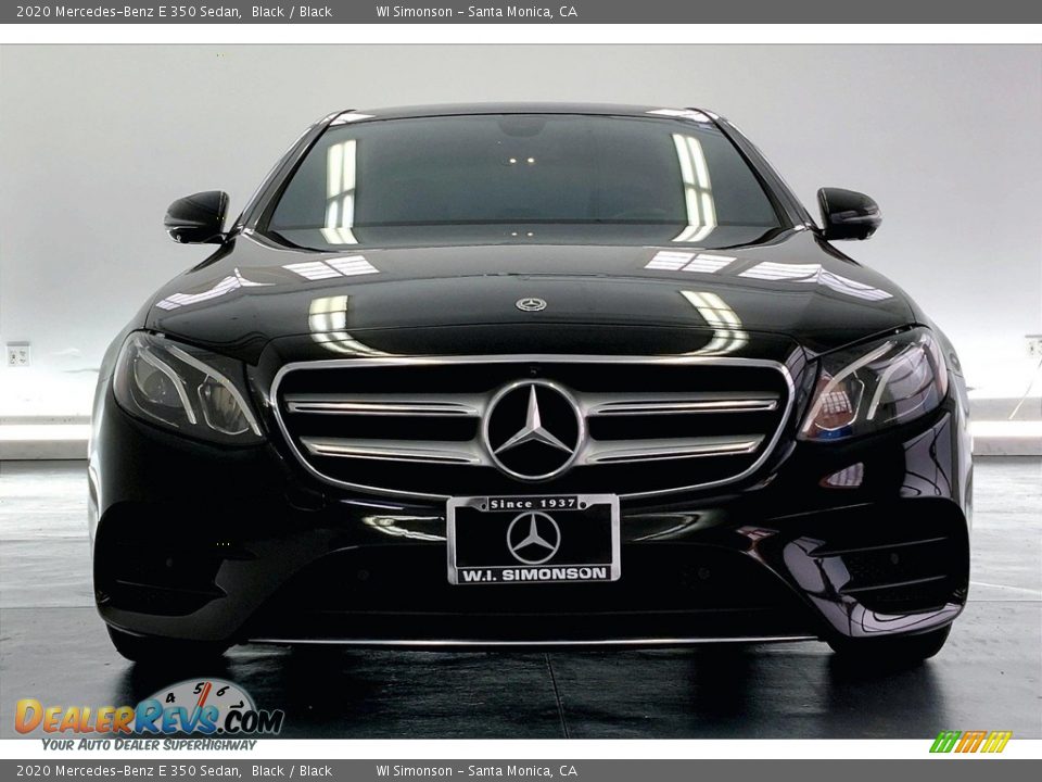 2020 Mercedes-Benz E 350 Sedan Black / Black Photo #2