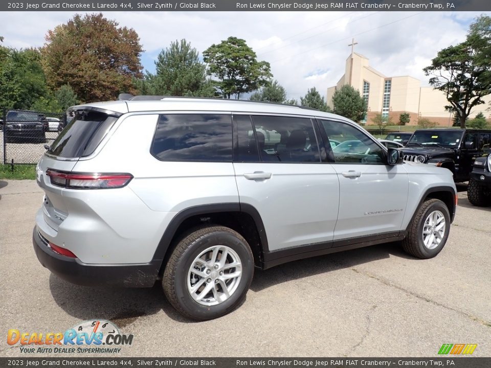 2023 Jeep Grand Cherokee L Laredo 4x4 Silver Zynith / Global Black Photo #5