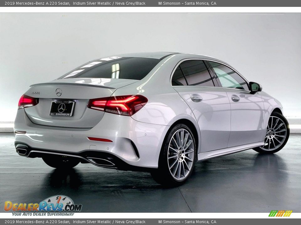 2019 Mercedes-Benz A 220 Sedan Iridium Silver Metallic / Neva Grey/Black Photo #13