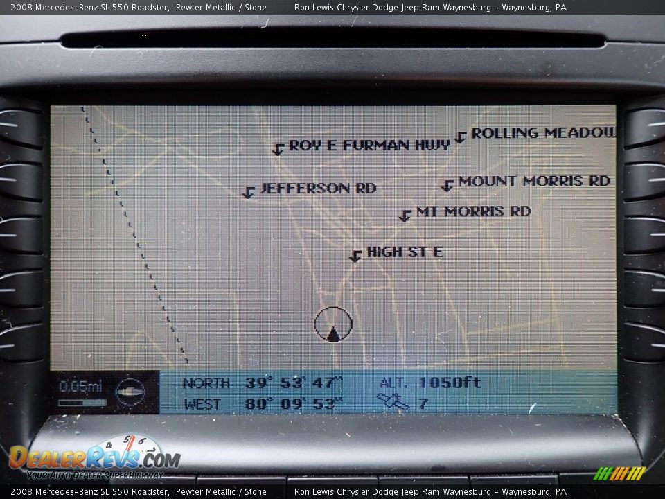 Navigation of 2008 Mercedes-Benz SL 550 Roadster Photo #18