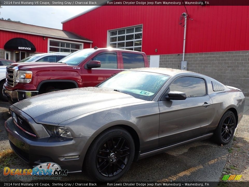 2014 Ford Mustang V6 Coupe Sterling Gray / Charcoal Black Photo #1