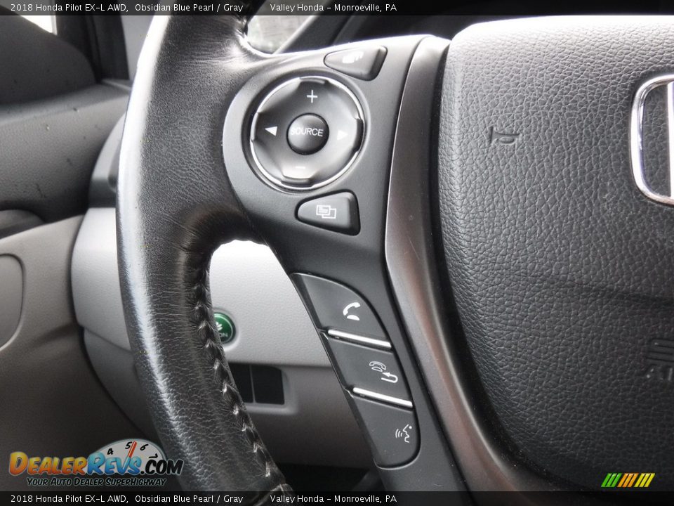 2018 Honda Pilot EX-L AWD Steering Wheel Photo #24
