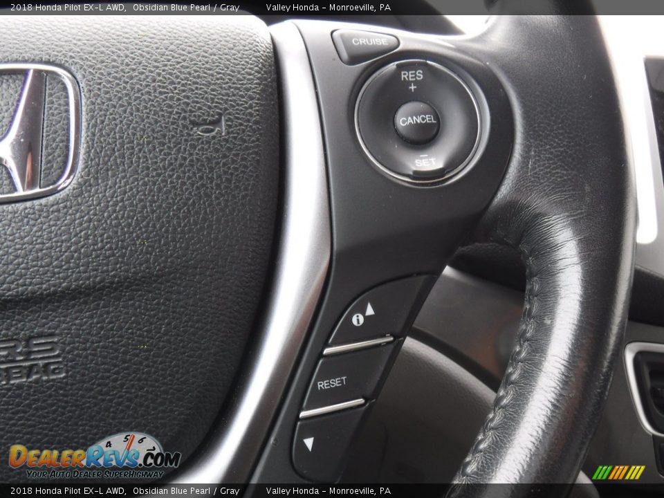 2018 Honda Pilot EX-L AWD Steering Wheel Photo #25