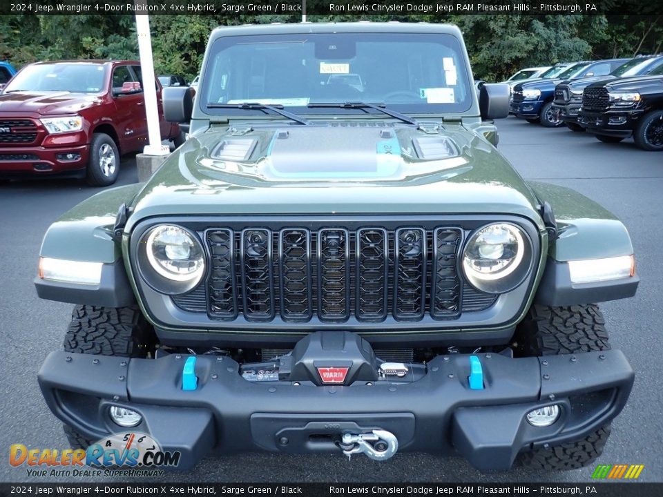 2024 Jeep Wrangler 4-Door Rubicon X 4xe Hybrid Sarge Green / Black Photo #9