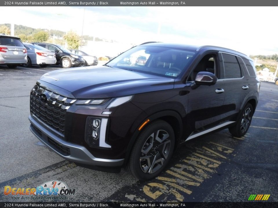 2024 Hyundai Palisade Limited AWD Sierra Burgundy / Black Photo #6