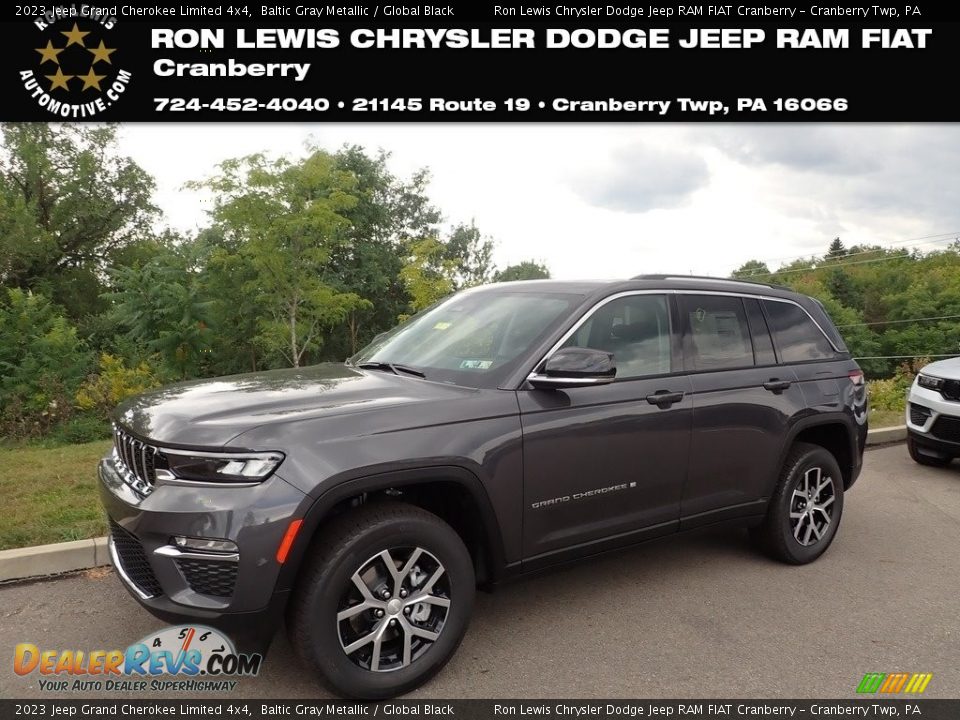 2023 Jeep Grand Cherokee Limited 4x4 Baltic Gray Metallic / Global Black Photo #1