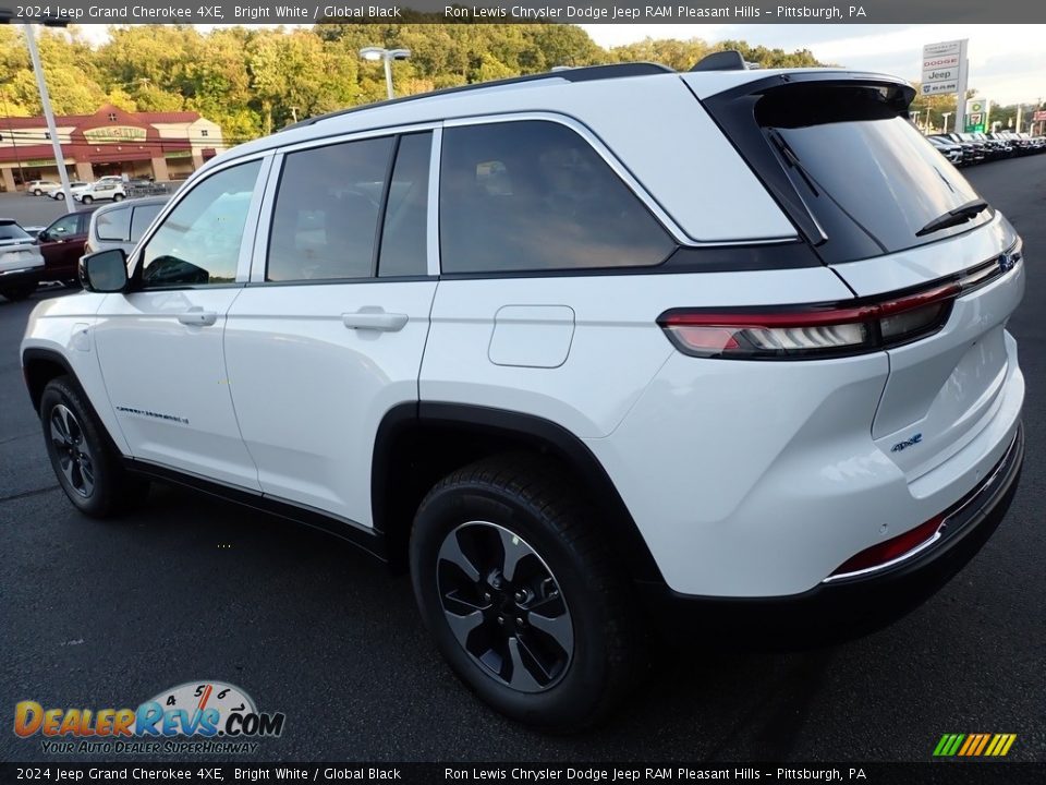 2024 Jeep Grand Cherokee 4XE Bright White / Global Black Photo #3