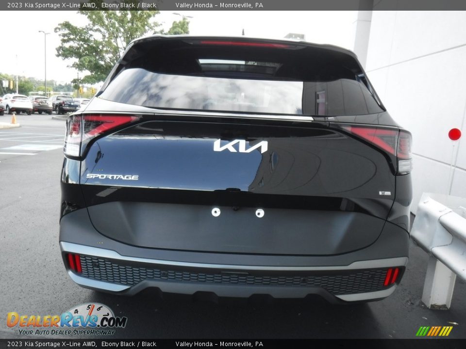 2023 Kia Sportage X-Line AWD Ebony Black / Black Photo #9