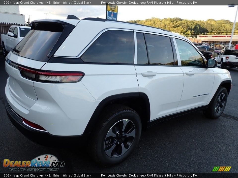 2024 Jeep Grand Cherokee 4XE Bright White / Global Black Photo #6