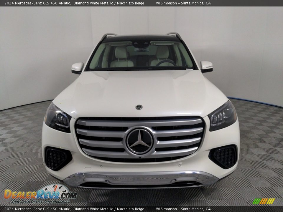 2024 Mercedes-Benz GLS 450 4Matic Diamond White Metallic / Macchiato Beige Photo #2