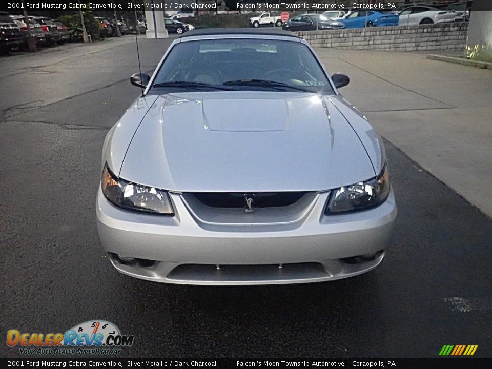 Silver Metallic 2001 Ford Mustang Cobra Convertible Photo #5