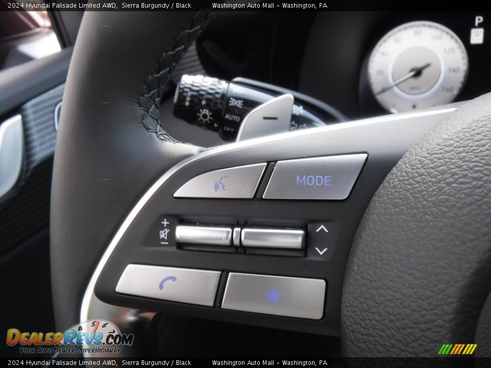 2024 Hyundai Palisade Limited AWD Sierra Burgundy / Black Photo #28