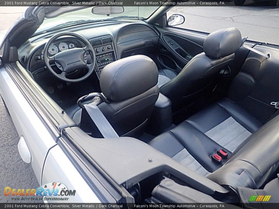 Rear Seat of 2001 Ford Mustang Cobra Convertible Photo #8