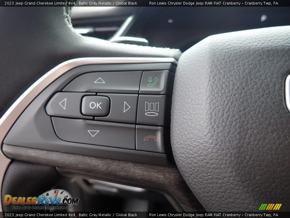 2023 Jeep Grand Cherokee Limited 4x4 Steering Wheel Photo #18