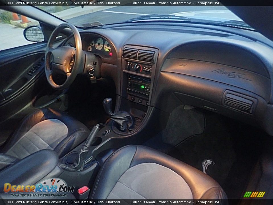 Dashboard of 2001 Ford Mustang Cobra Convertible Photo #13