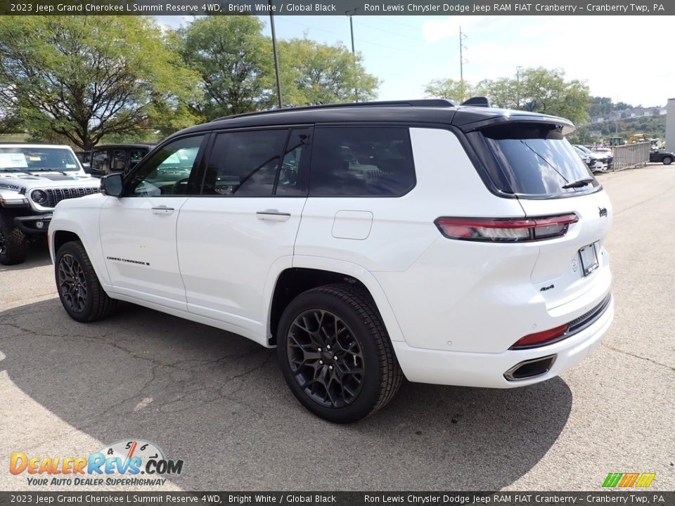 2023 Jeep Grand Cherokee L Summit Reserve 4WD Bright White / Global Black Photo #3