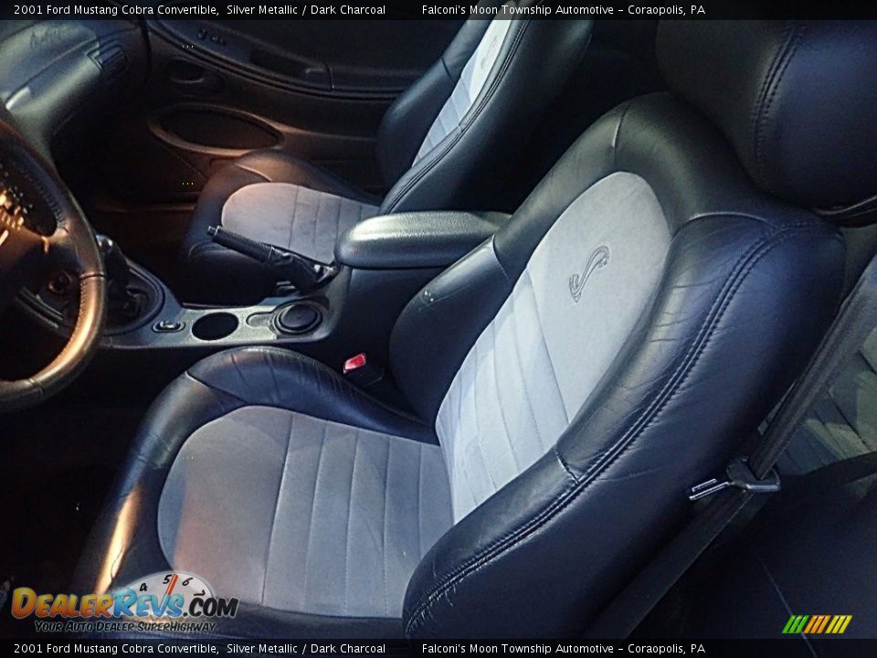 Front Seat of 2001 Ford Mustang Cobra Convertible Photo #17