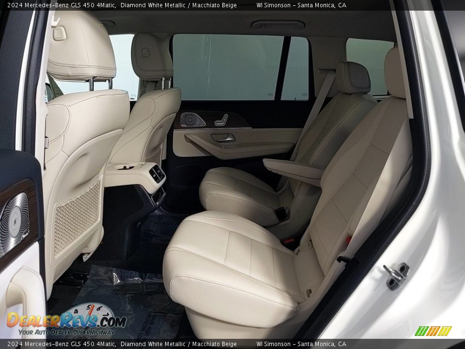 2024 Mercedes-Benz GLS 450 4Matic Diamond White Metallic / Macchiato Beige Photo #19