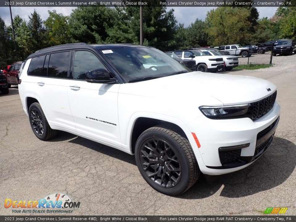 2023 Jeep Grand Cherokee L Summit Reserve 4WD Bright White / Global Black Photo #7