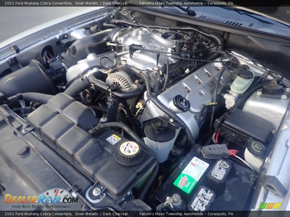 2001 Ford Mustang Cobra Convertible 4.6 Liter SVT DOHC 32-Valve V8 Engine Photo #25