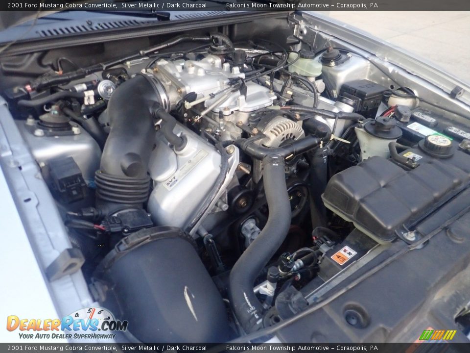 2001 Ford Mustang Cobra Convertible 4.6 Liter SVT DOHC 32-Valve V8 Engine Photo #26