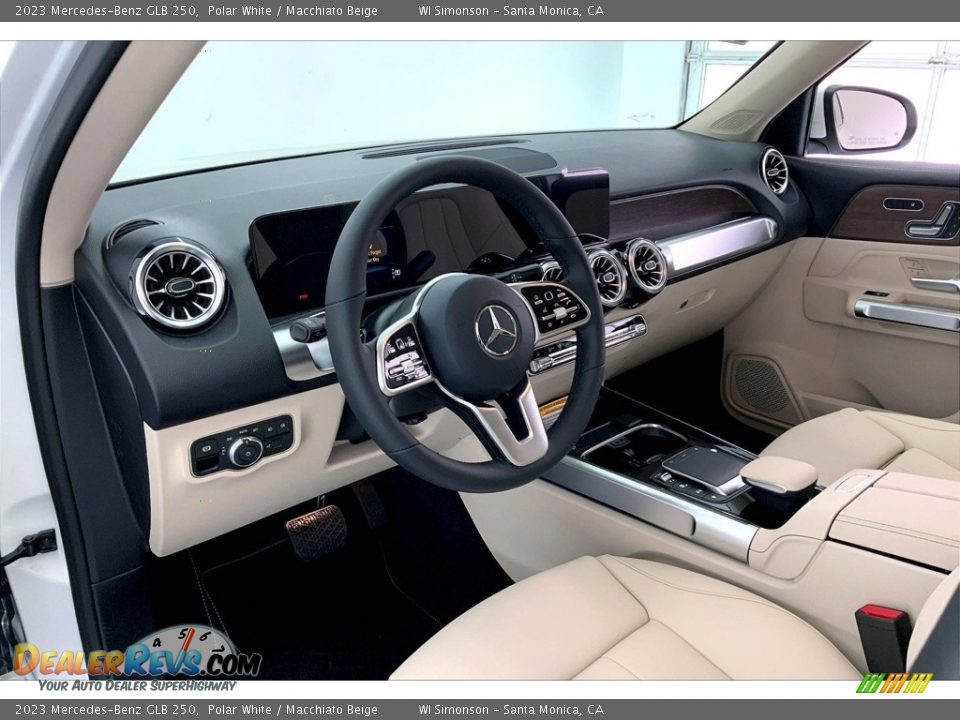 2023 Mercedes-Benz GLB 250 Polar White / Macchiato Beige Photo #4