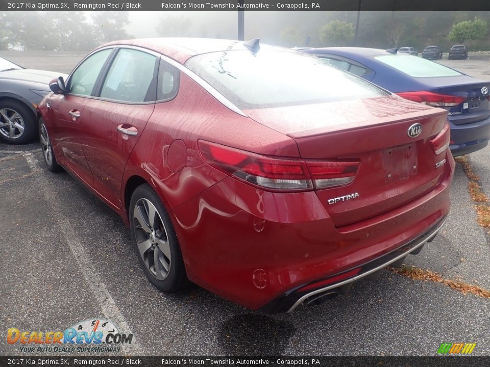 2017 Kia Optima SX Remington Red / Black Photo #2