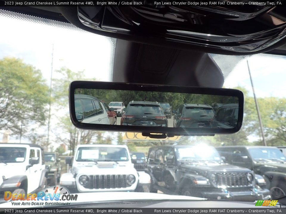 2023 Jeep Grand Cherokee L Summit Reserve 4WD Bright White / Global Black Photo #19