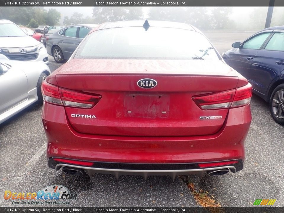 2017 Kia Optima SX Remington Red / Black Photo #3