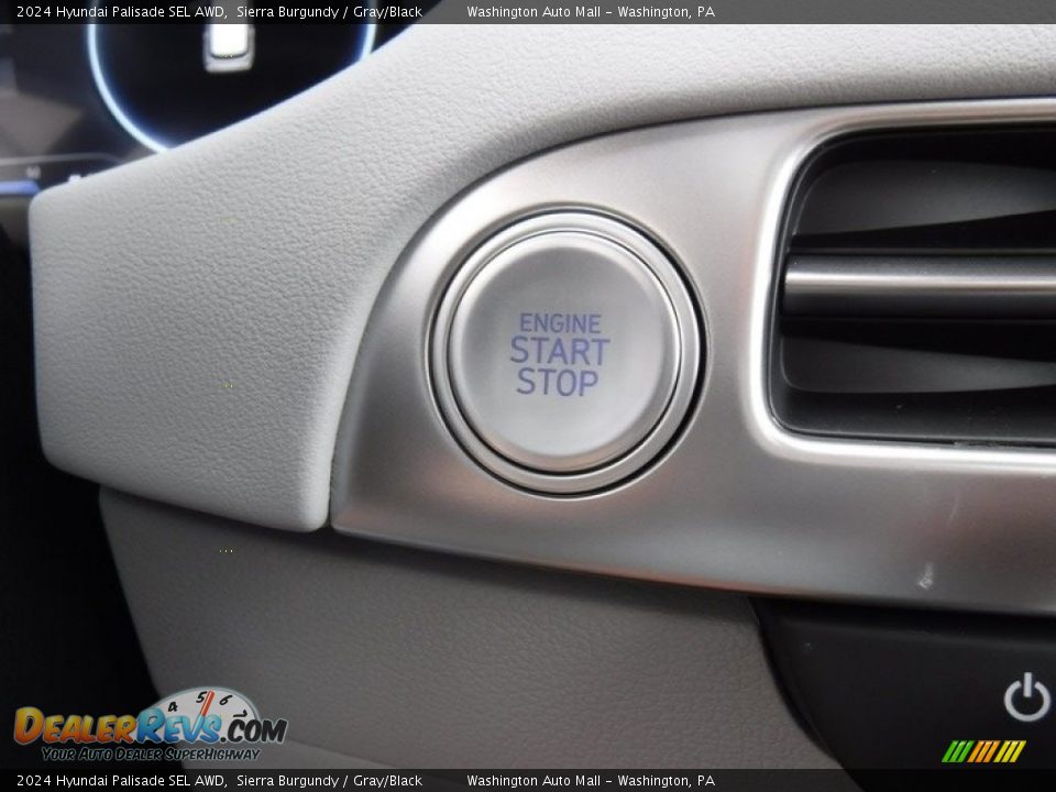 2024 Hyundai Palisade SEL AWD Sierra Burgundy / Gray/Black Photo #16